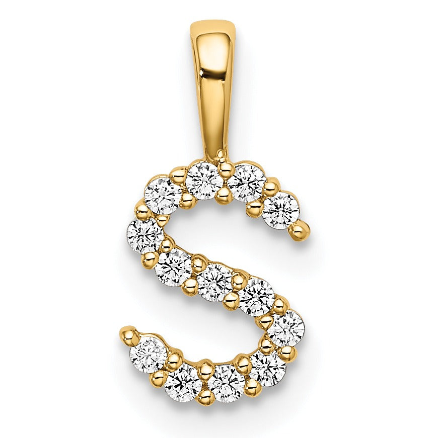 Lab Grown Diamond Initial Pave Pendants