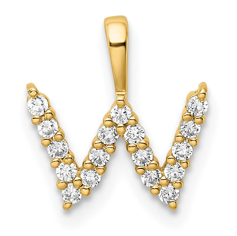 Lab Grown Diamond Initial Pave Pendants