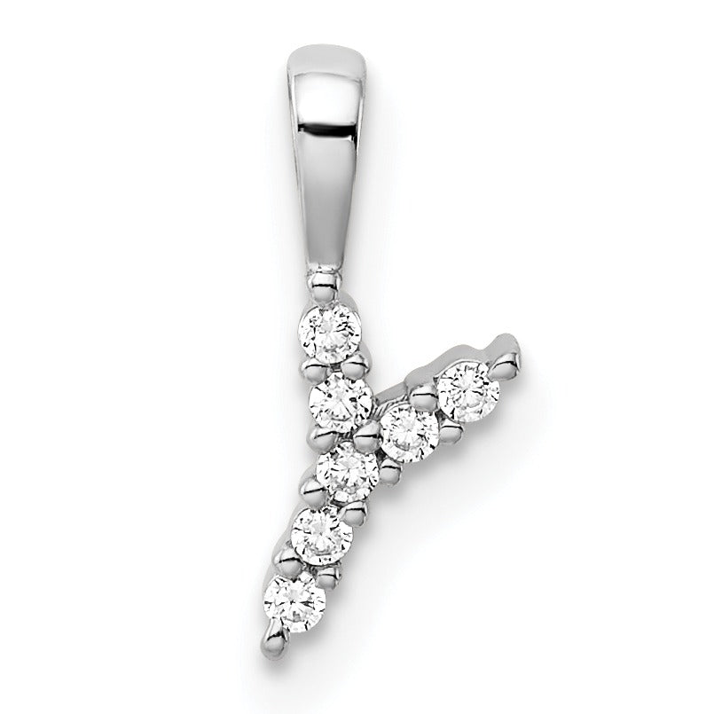Lab Grown Diamond Initial Pave Pendants