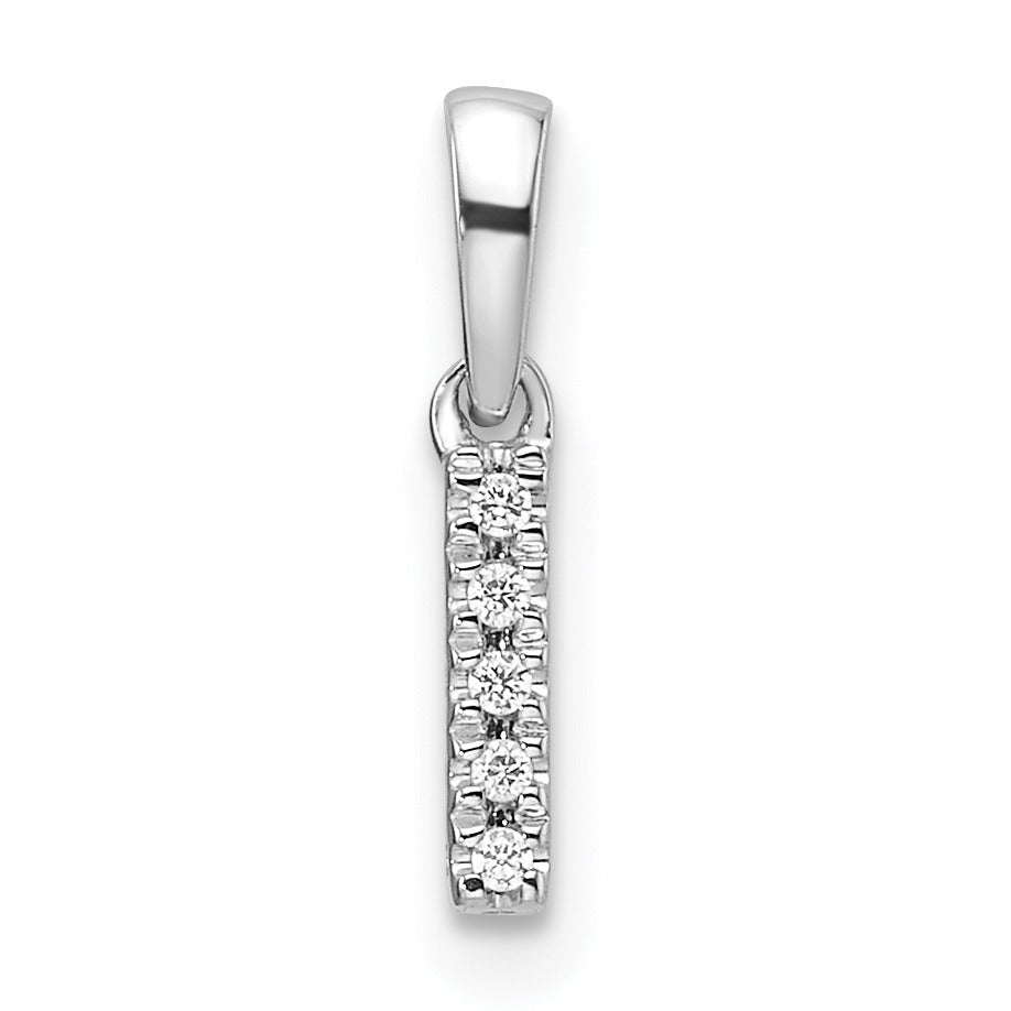 Natural Diamond Initials Bail Pendants