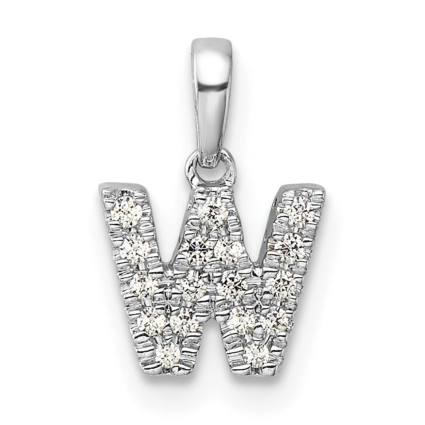 Natural Diamond Initials Bail Pendants