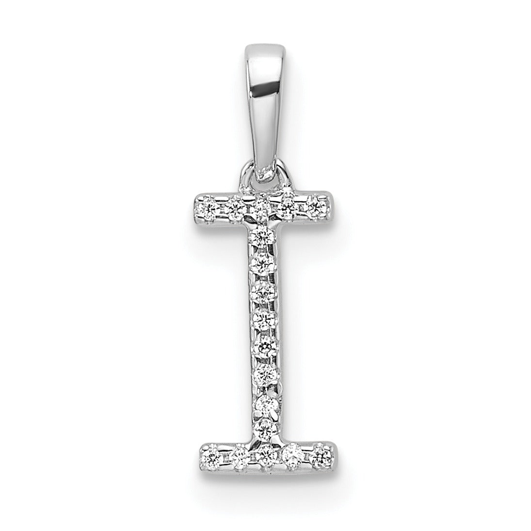 Diamond Initials 14k Gold Pendants