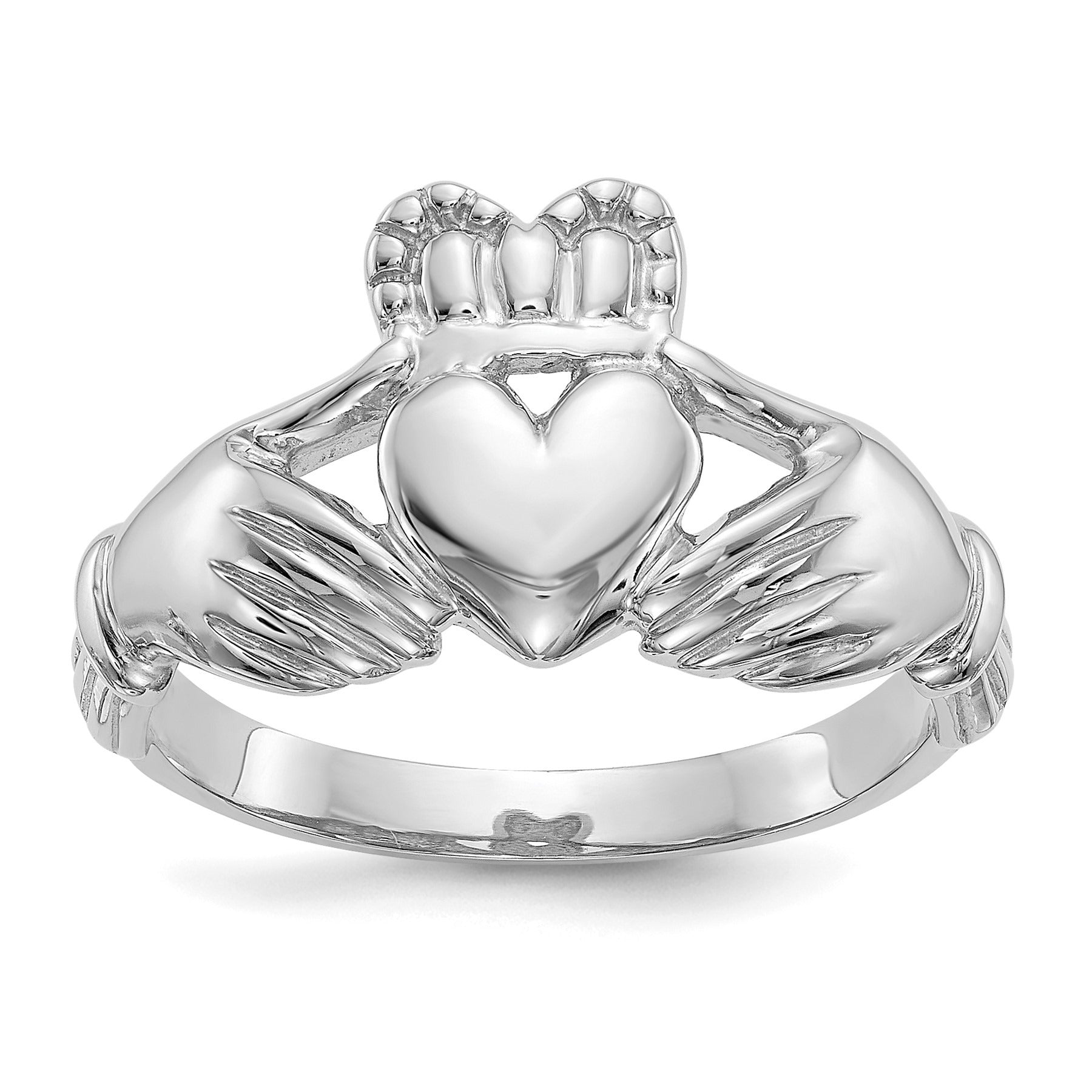 10k Gold Irish Claddagh Unisex Ring