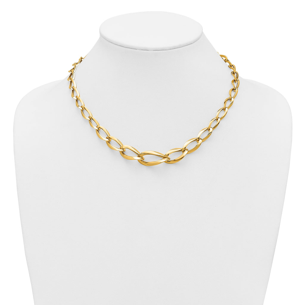 14K Yellow Gold Link Chain Necklace