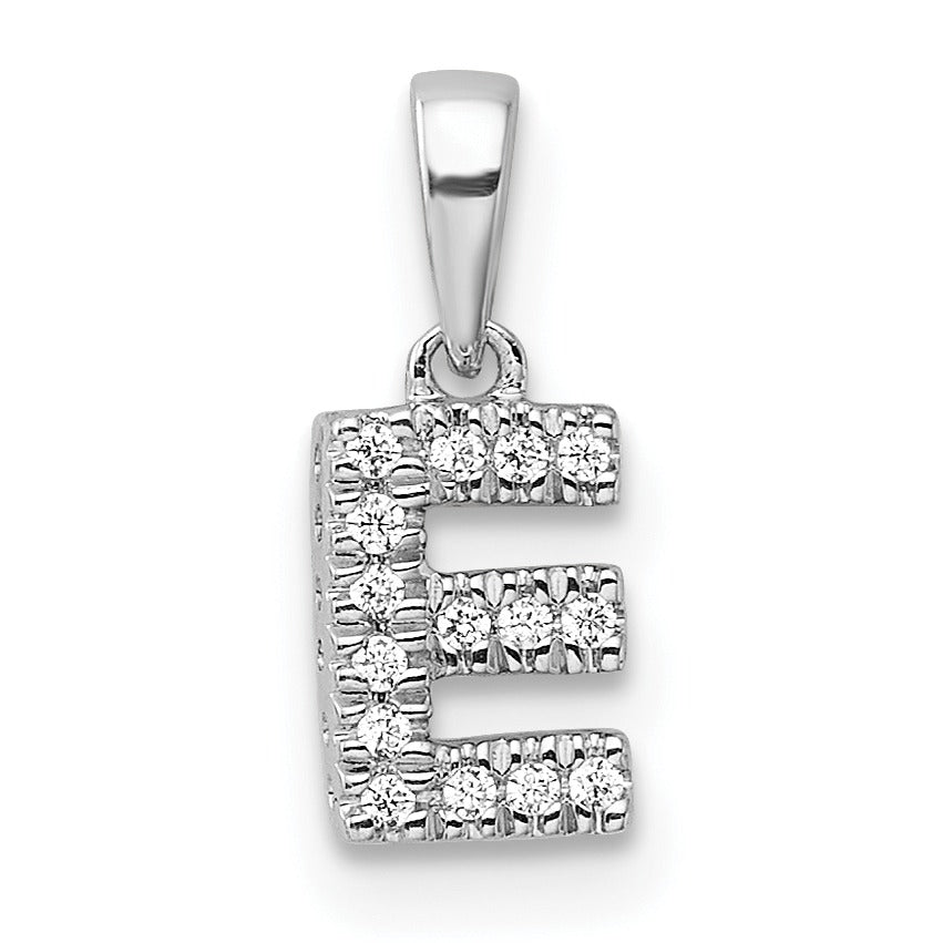 Natural Diamond Initials Bail Pendants
