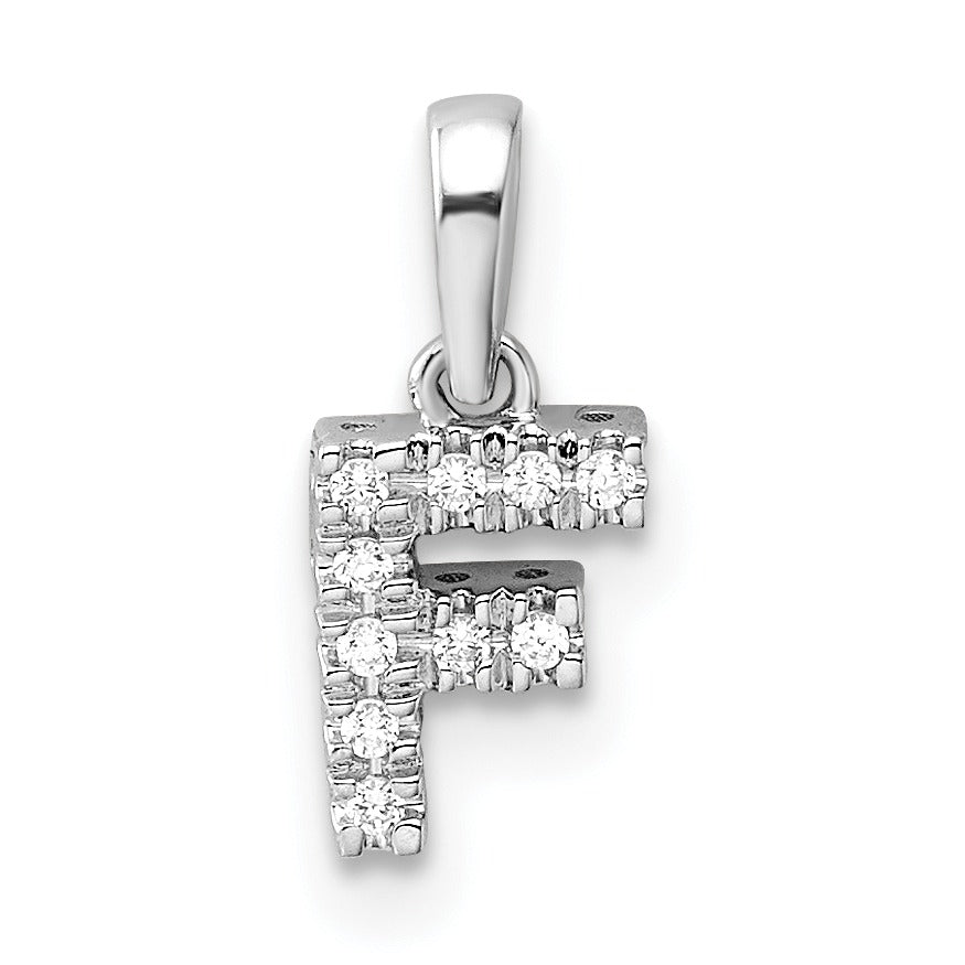 Natural Diamond Initials Bail Pendants