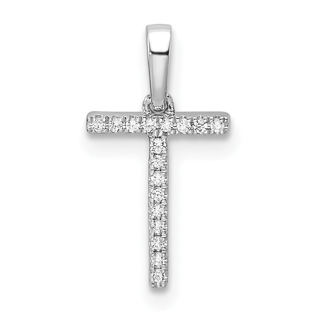 Diamond Initials 14k Gold Pendants