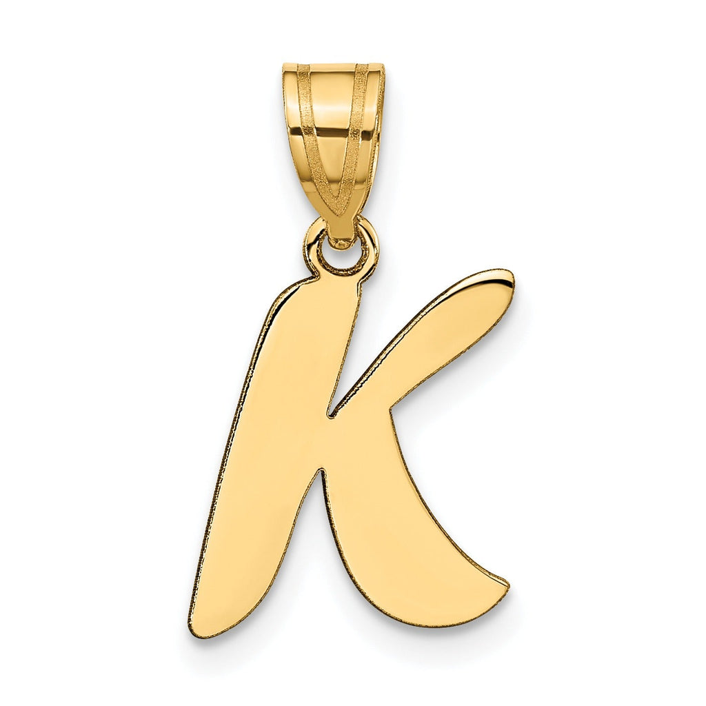 Gold Initial Pendant