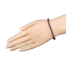 Load image into Gallery viewer, Genuine Blue Sapphire 925 Sterling Silver Bracelet