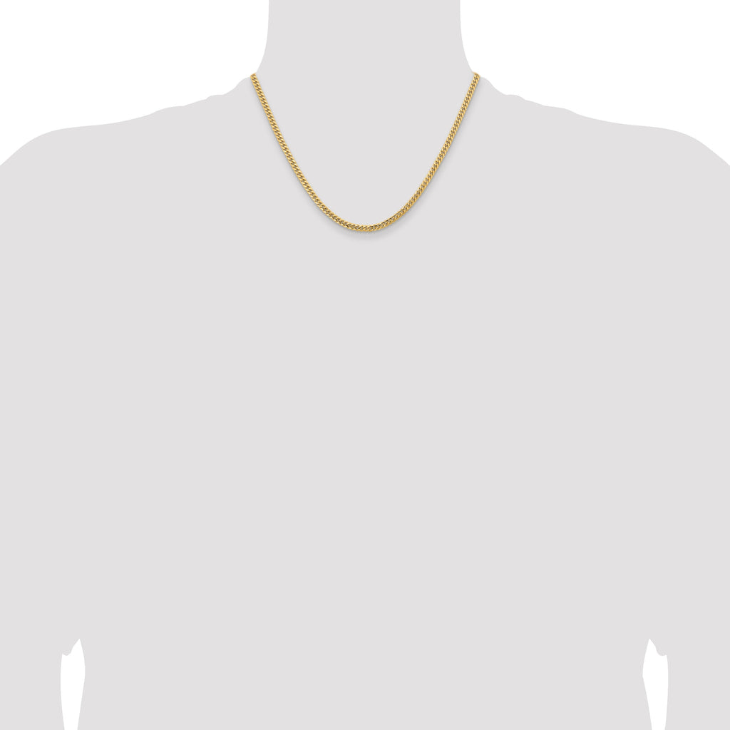 10k Gold Cuban Chain Necklace 18 inch