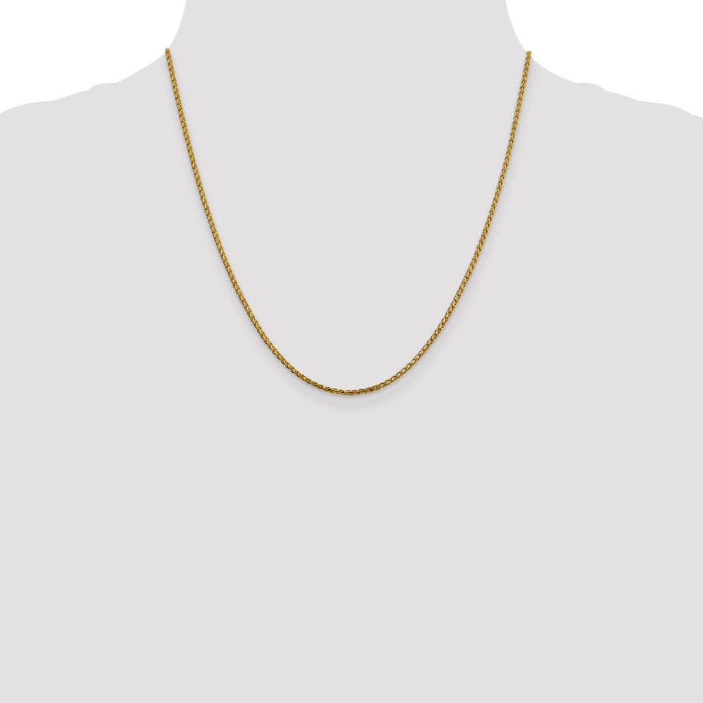 20-inch 14K Yellow Gold Open Franco Chain