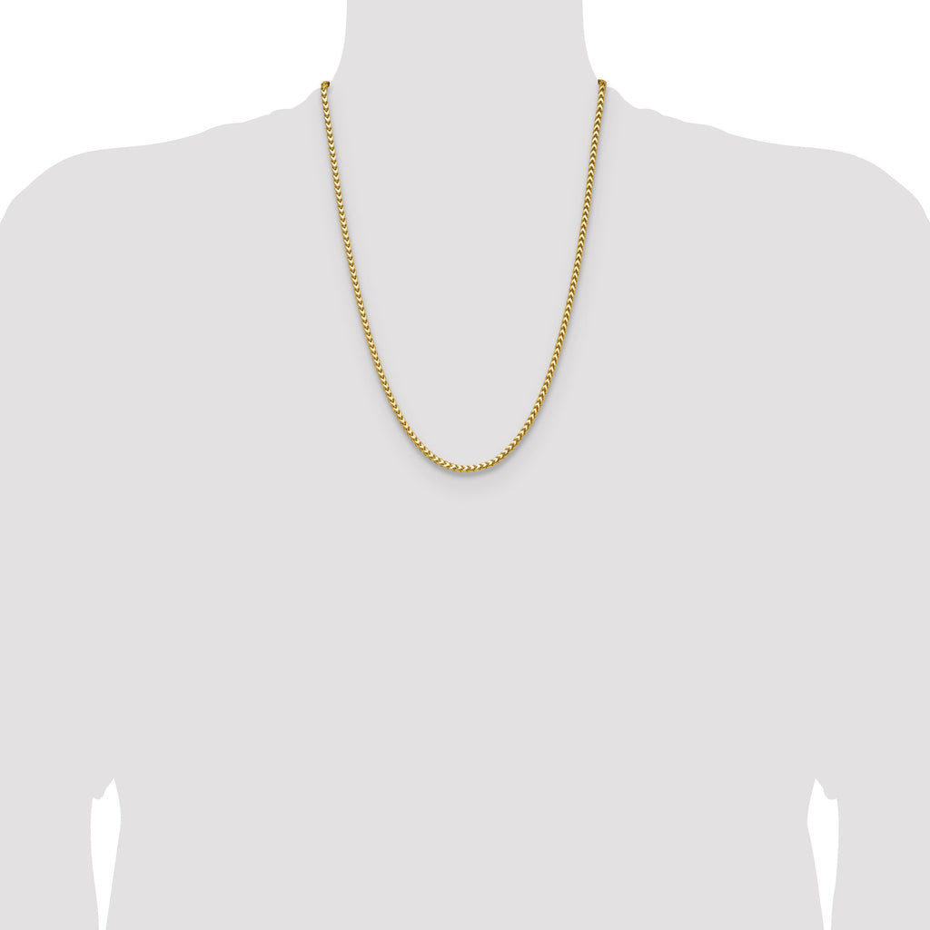 14K Yellow Gold Franco Chain 24-inch