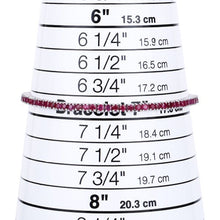 Load image into Gallery viewer, Genuine Ruby 925 Sterling Silver Bracelet