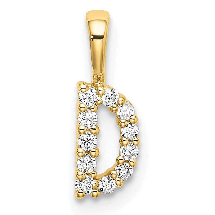 Lab Grown Diamond Initial Pave Pendants