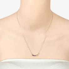 Load image into Gallery viewer, Genuine Amethyst Necklace with Heart and Infinity
