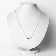 Load image into Gallery viewer, Genuine Amethyst Necklace with Heart and Infinity