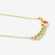 Load image into Gallery viewer, Genuine Peridot Heart Necklace