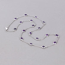 Load image into Gallery viewer, Genuine Amethyst By The Yard Necklace