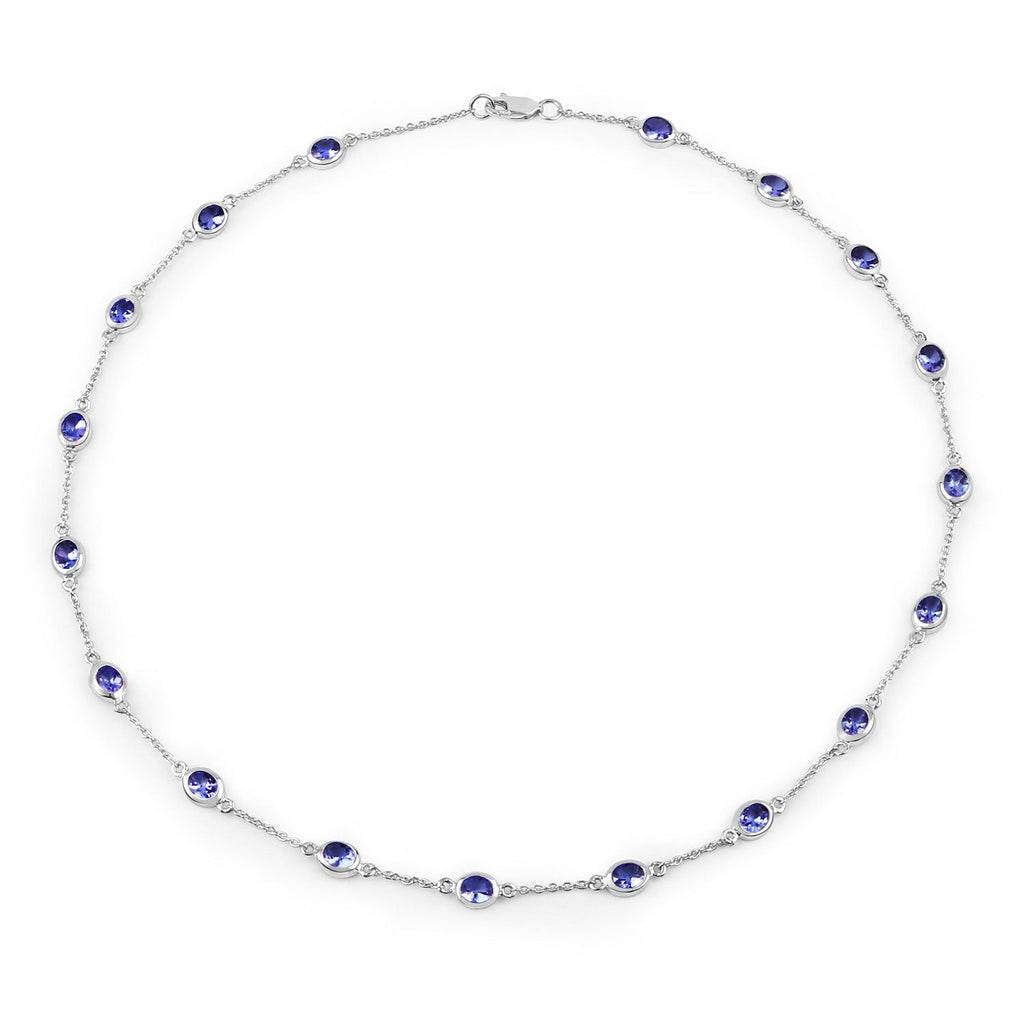 Genuine Tanzanite By The Yard Necklace
