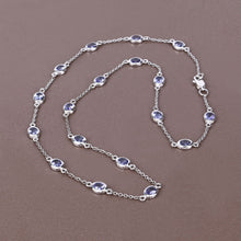 Load image into Gallery viewer, Genuine Tanzanite By The Yard Necklace