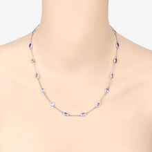 Load image into Gallery viewer, Genuine Tanzanite By The Yard Necklace