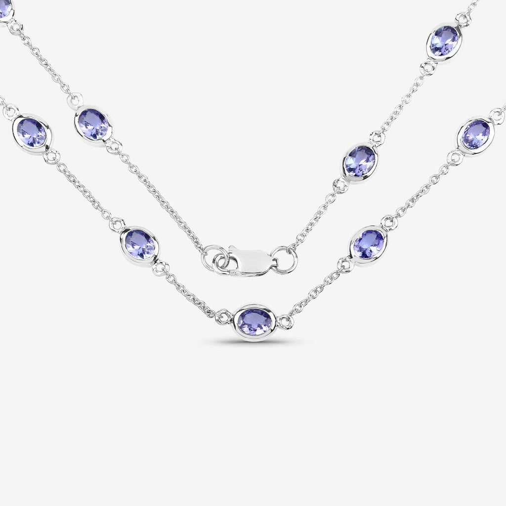 Genuine Tanzanite By The Yard Necklace