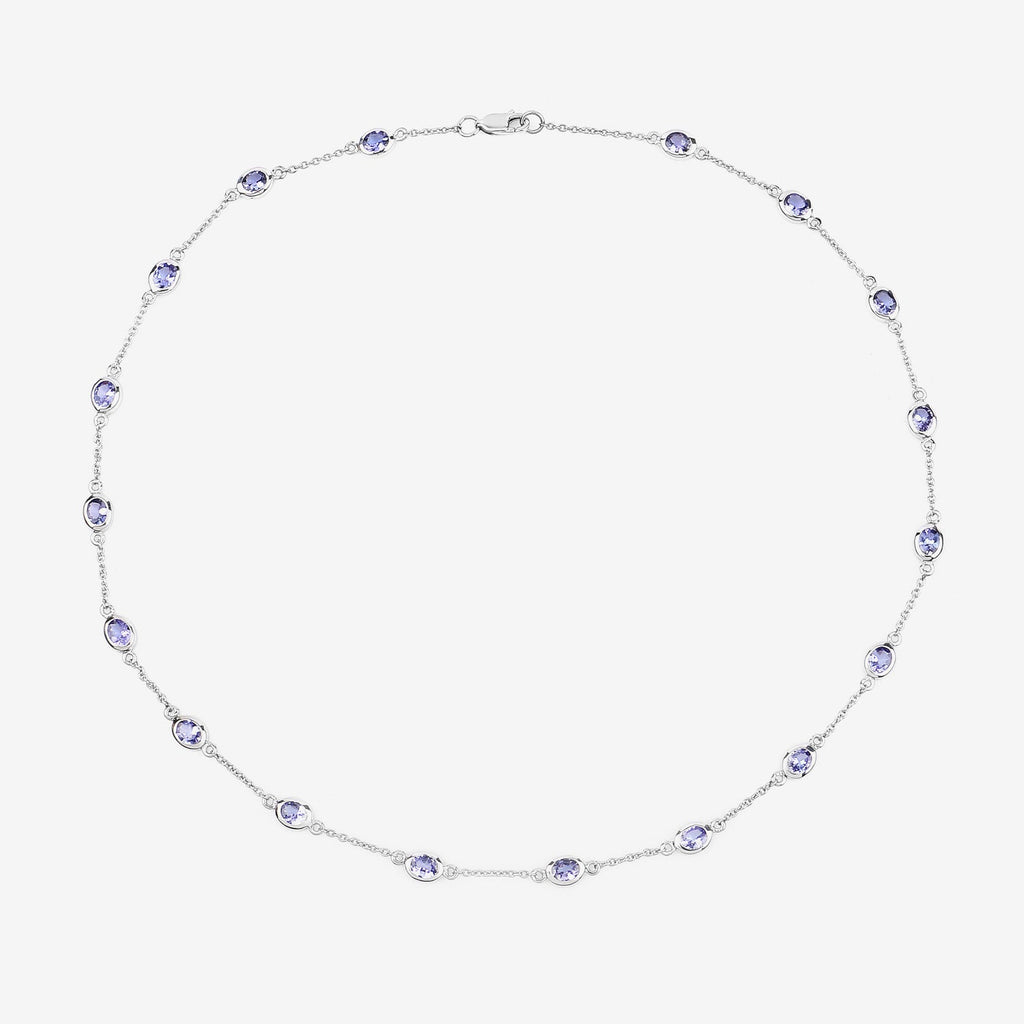 Genuine Tanzanite By The Yard Necklace