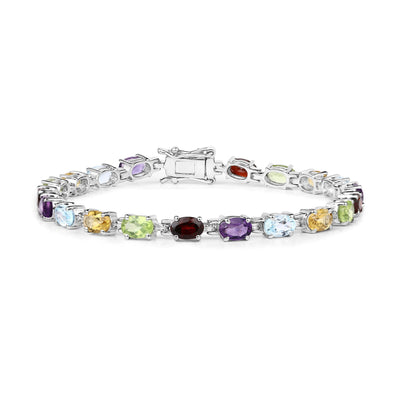 Genuine Multi Stones Tennis Bracelet