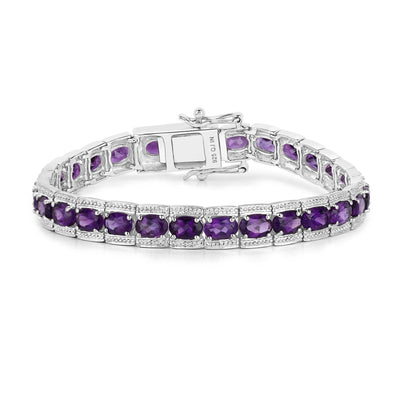 Purple Amethyst Tennis Bracelet
