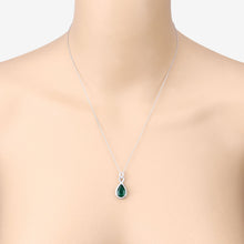 Load image into Gallery viewer, Genuine Zambian Emerald Diamond 14K Gold Statement Pendant