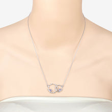 Load image into Gallery viewer, Genuine Tanzanite Infinity Pendant Necklace