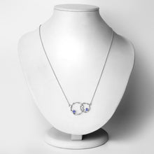 Load image into Gallery viewer, Genuine Tanzanite Infinity Pendant Necklace