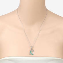 Load image into Gallery viewer, Genuine Heart Shape Emerald Necklace