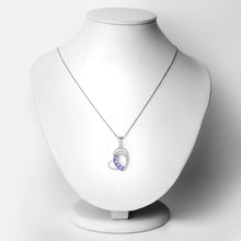 Load image into Gallery viewer, Genuine Tanzanite Heart Pendant Necklace