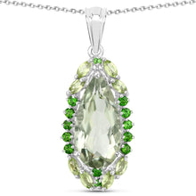 Load image into Gallery viewer, Genuine Green Amethyst Necklace