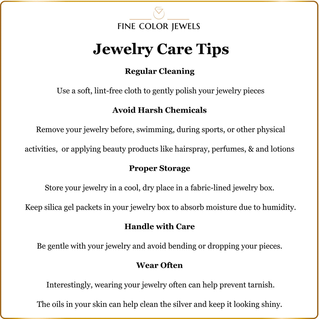Jewelry Care tips