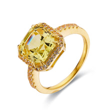 Load image into Gallery viewer, Asscher Cut Elegance - FineColorJewels