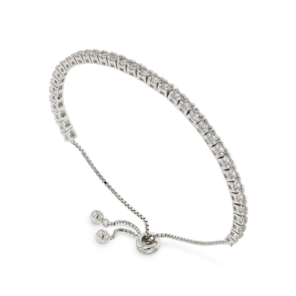 White Sapphire Tennis Bracelet