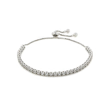 Load image into Gallery viewer, White Sapphire Tennis Bracelet