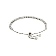 Load image into Gallery viewer, White Sapphire Tennis Bracelet