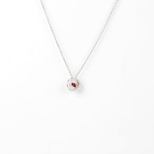 Load image into Gallery viewer, Ruby Dancing Necklace - FineColorJewels