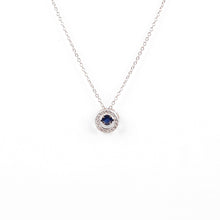 Load image into Gallery viewer, Sapphire Dancing Necklace - FineColorJewels