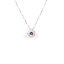 Load image into Gallery viewer, Sapphire Dancing Necklace - FineColorJewels