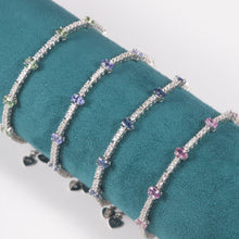 Load image into Gallery viewer, Tanzanite Adjustable Bracelet - FineColorJewels