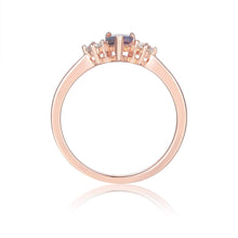 Load image into Gallery viewer, Alexandrite Engagement Ring in Rose Gold