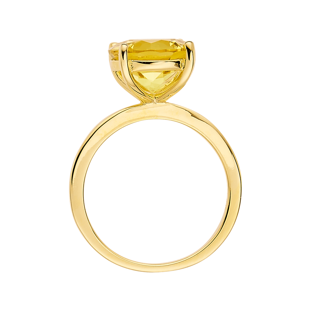 Summer's Glow Canary Ring - FineColorJewels